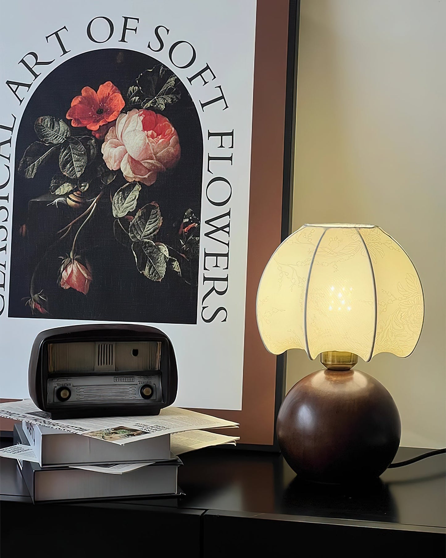Peonies Table Light - Loonglight