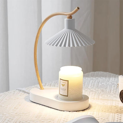 Perla Pleated Table Lamp - Loonglight