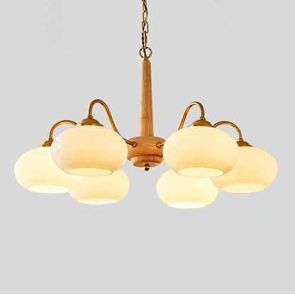 Persimmon Chandelier - Loonglight