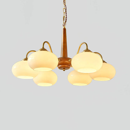 Persimmon Chandelier - Loonglight