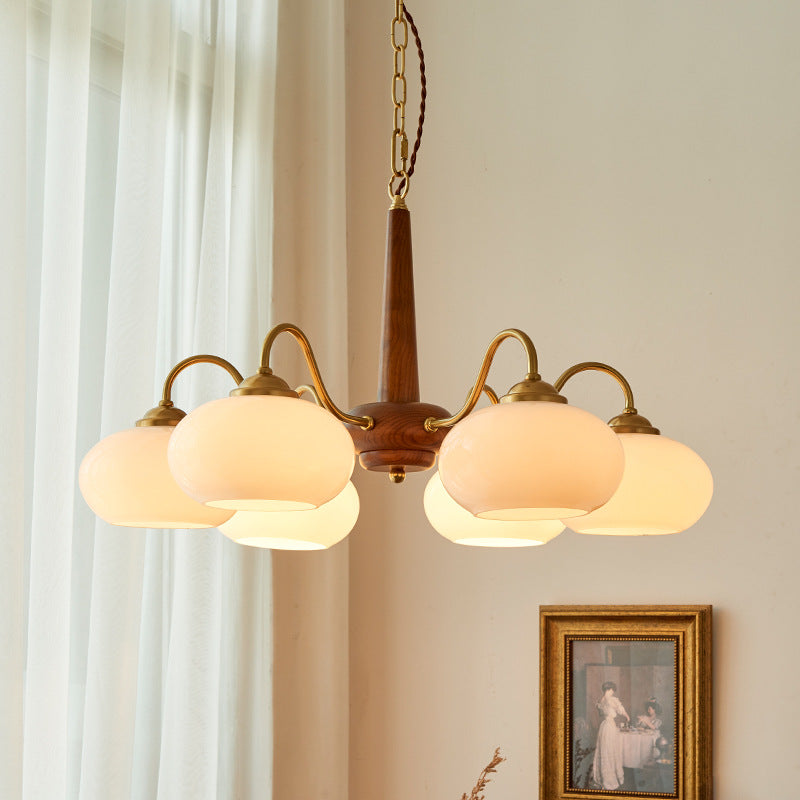 Persimmon Chandelier - Loonglight
