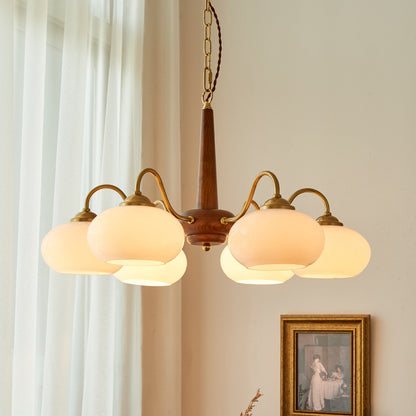 Persimmon Chandelier - Loonglight