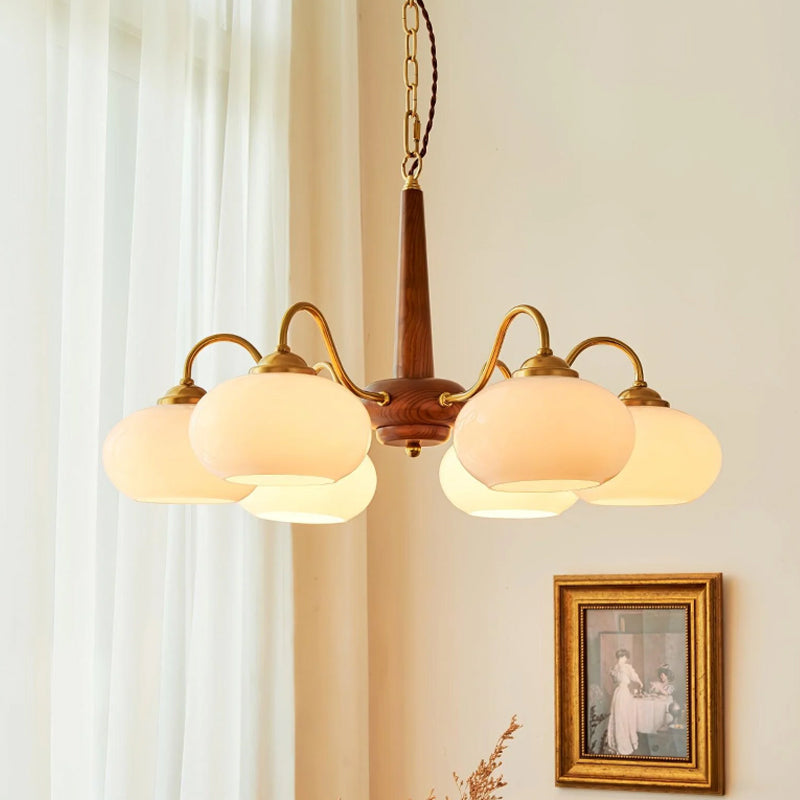 Persimmon Chandelier - Loonglight