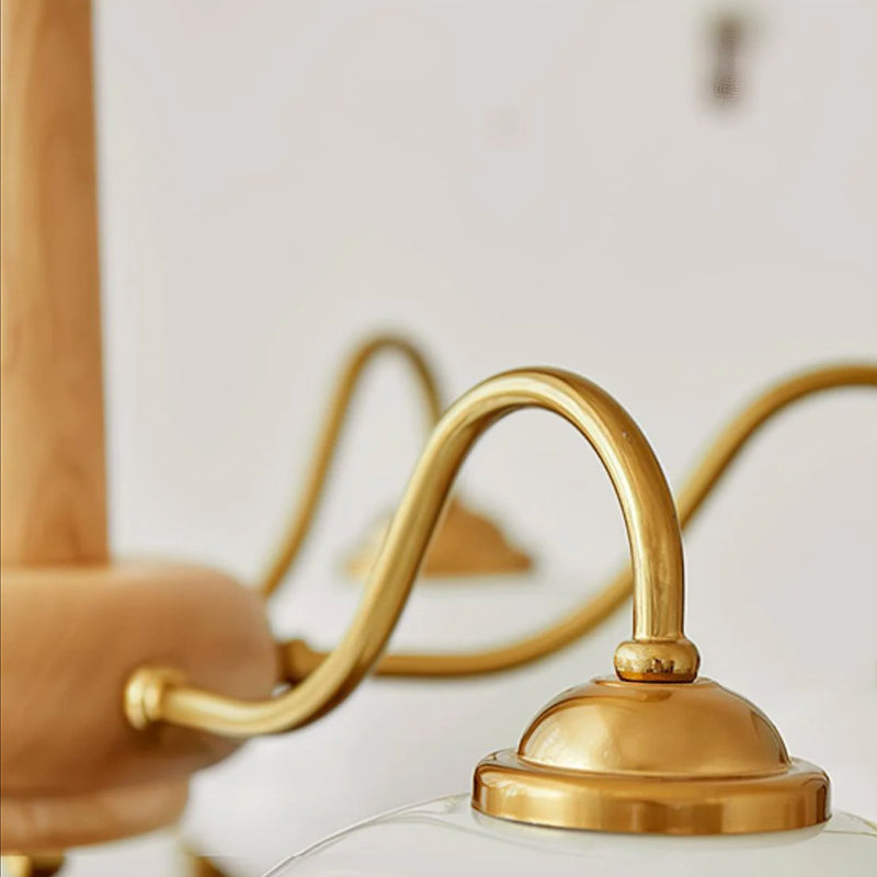 Persimmon Chandelier - Loonglight