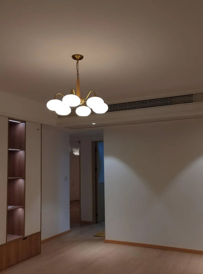 Persimmon Chandelier - Loonglight