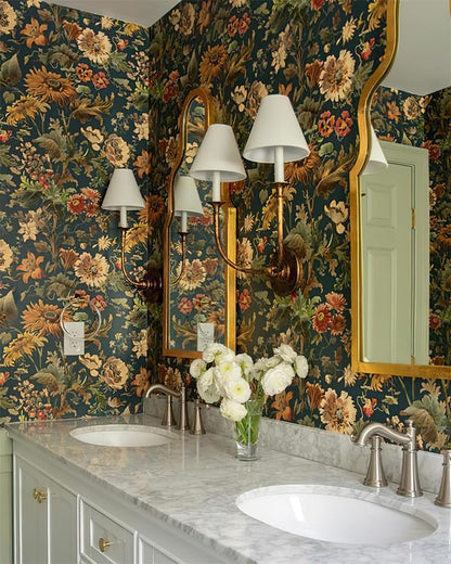 Piaf Classic Fabric Shade Wall Lamp