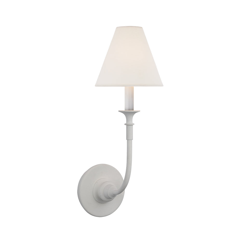 Piaf Classic Fabric Shade Wall Lamp