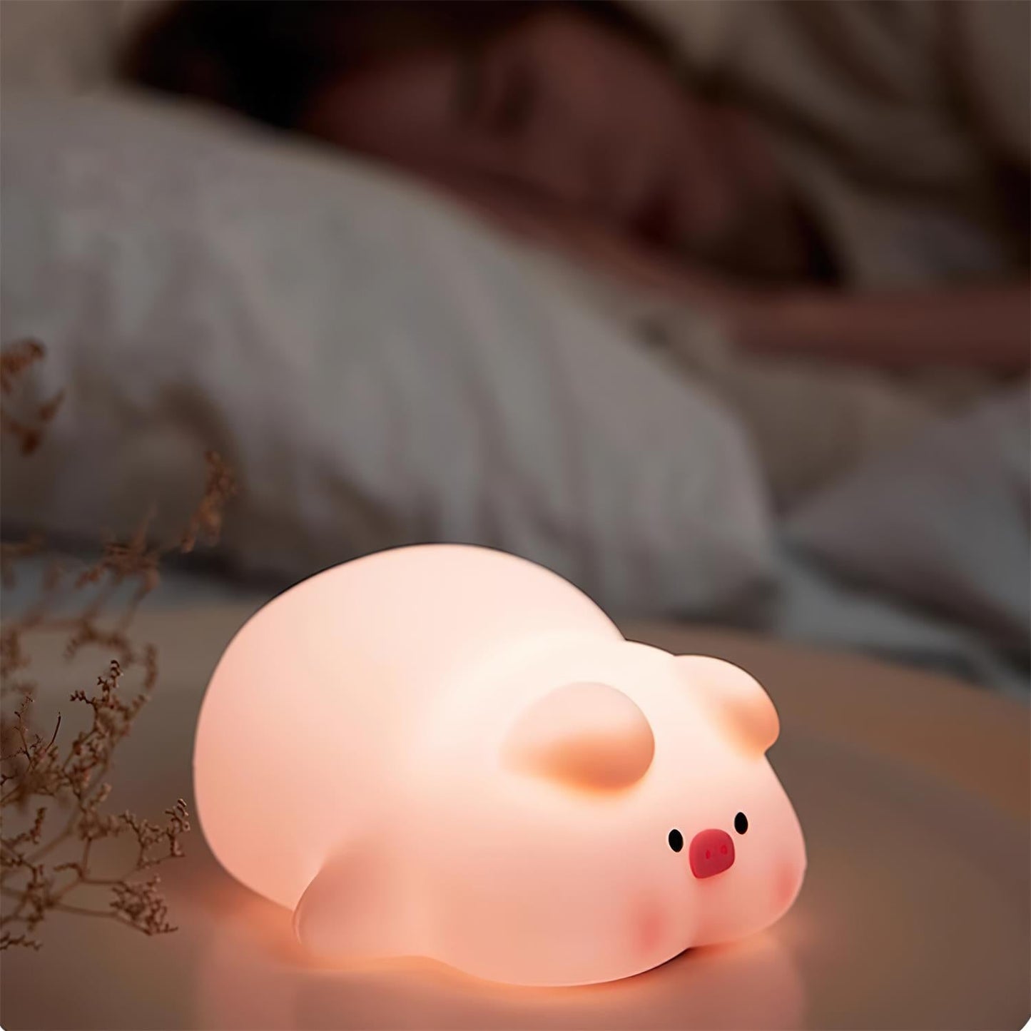 Pig Small Night Light - Loonglight