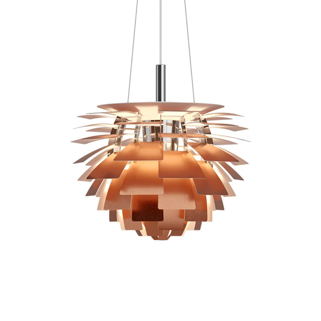 Pine Cone Chandelier Orange