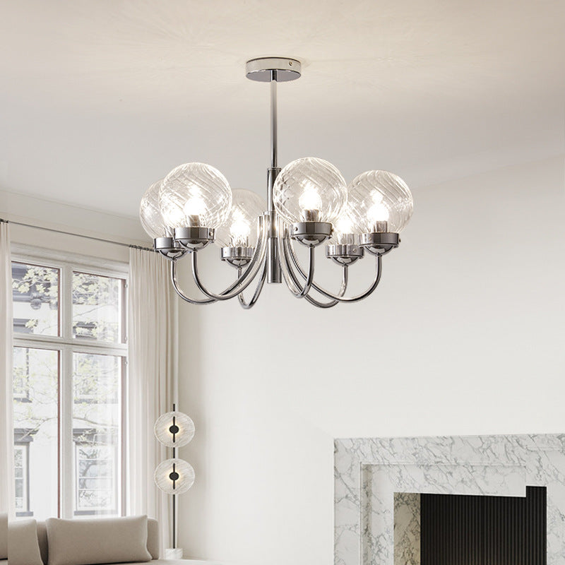 Planetary Glass Bulb Chandelier - Loonglight