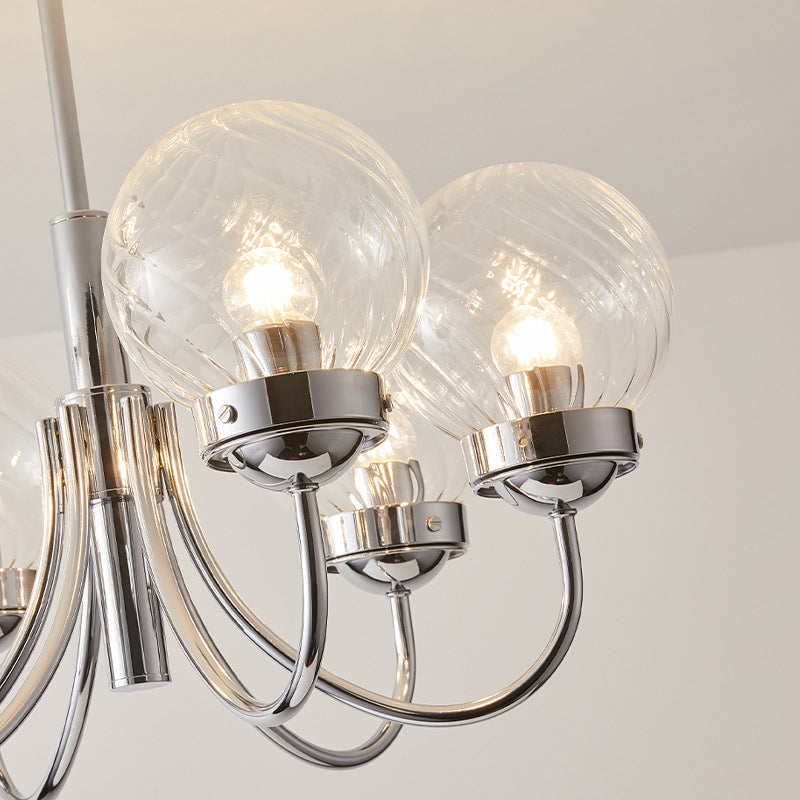 Planetary Glass Bulb Chandelier - Loonglight