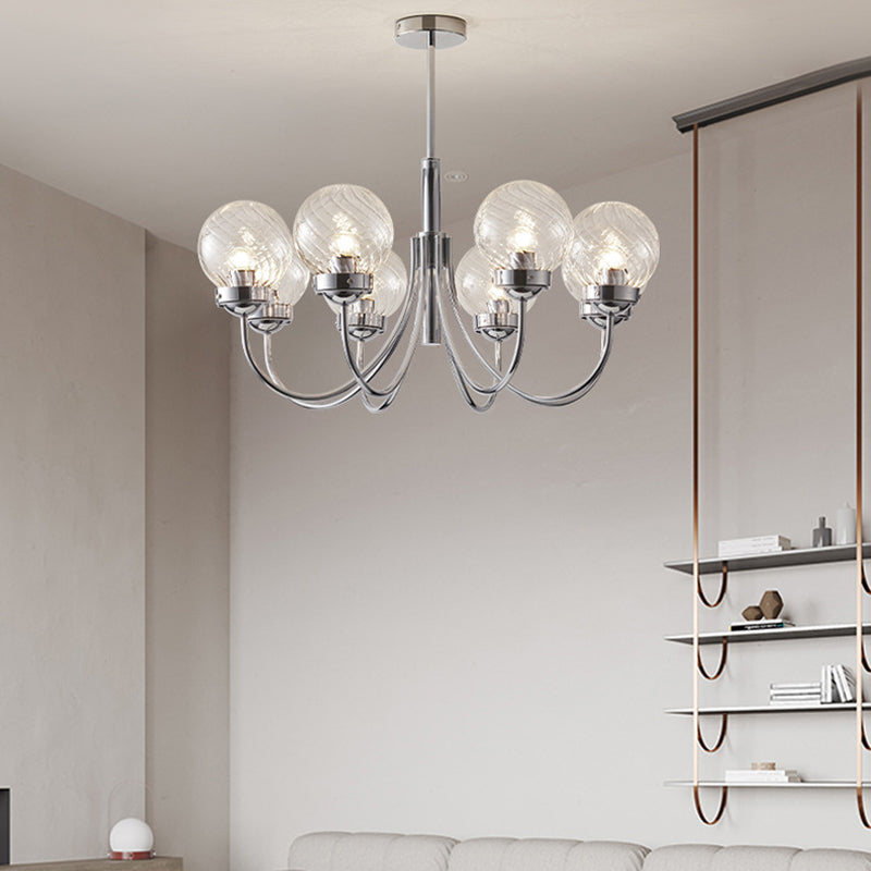 Planetary Glass Bulb Chandelier - Loonglight