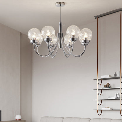 Planetary Glass Bulb Chandelier - Loonglight