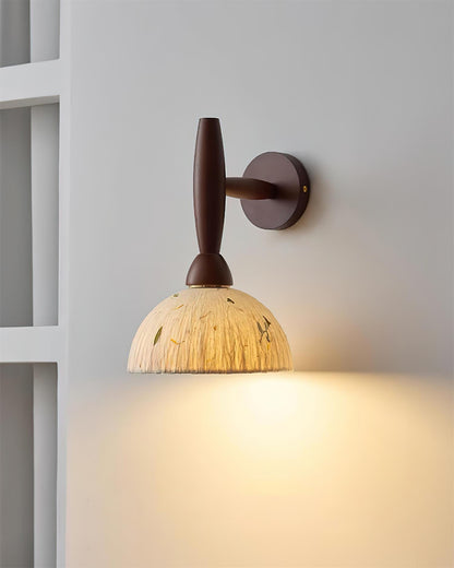 Playa Wood & Rice Paper Wall Lamp