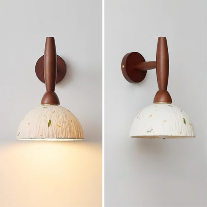 Playa Wood & Rice Paper Wall Lamp