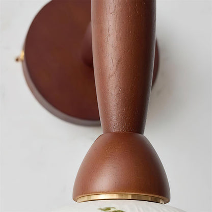 Playa Wood & Rice Paper Wall Lamp