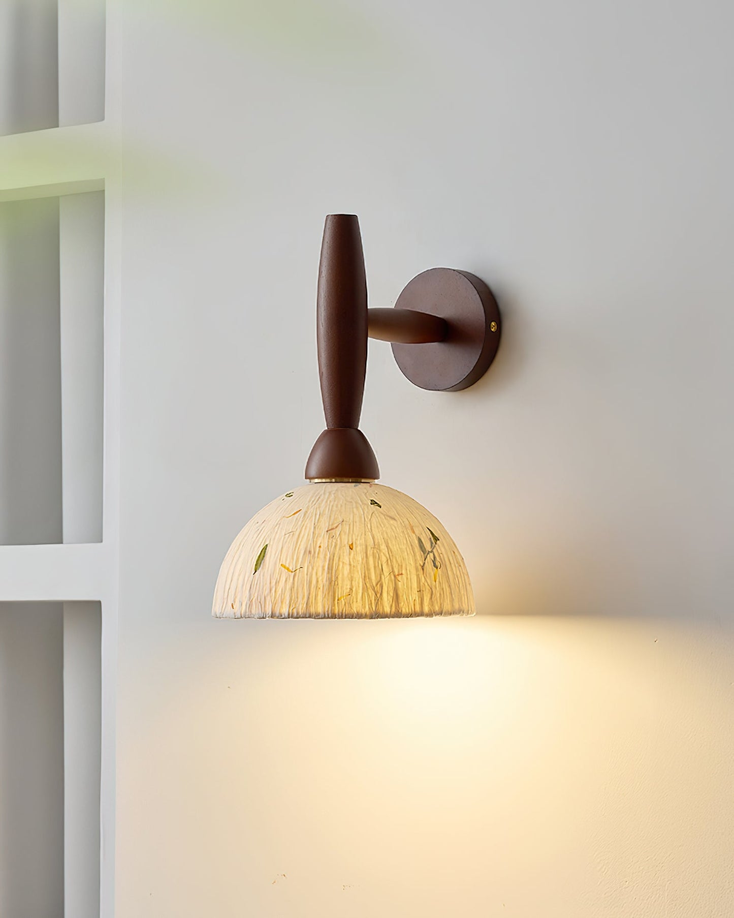 Playa Wood & Rice Paper Wall Lamp
