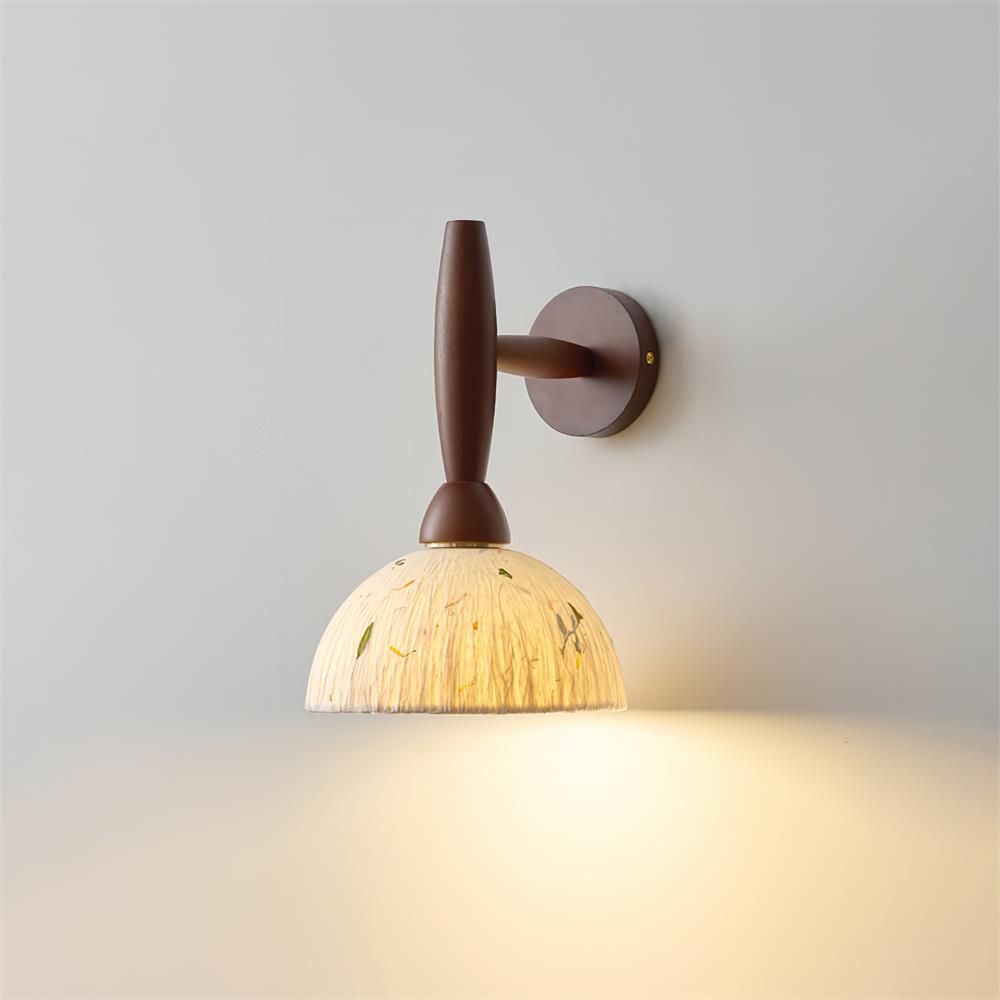 Playa Wood & Rice Paper Wall Lamp