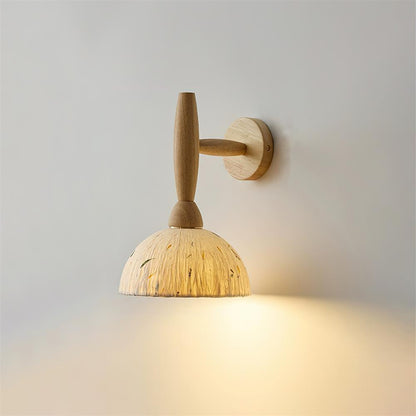 Playa Wood & Rice Paper Wall Lamp