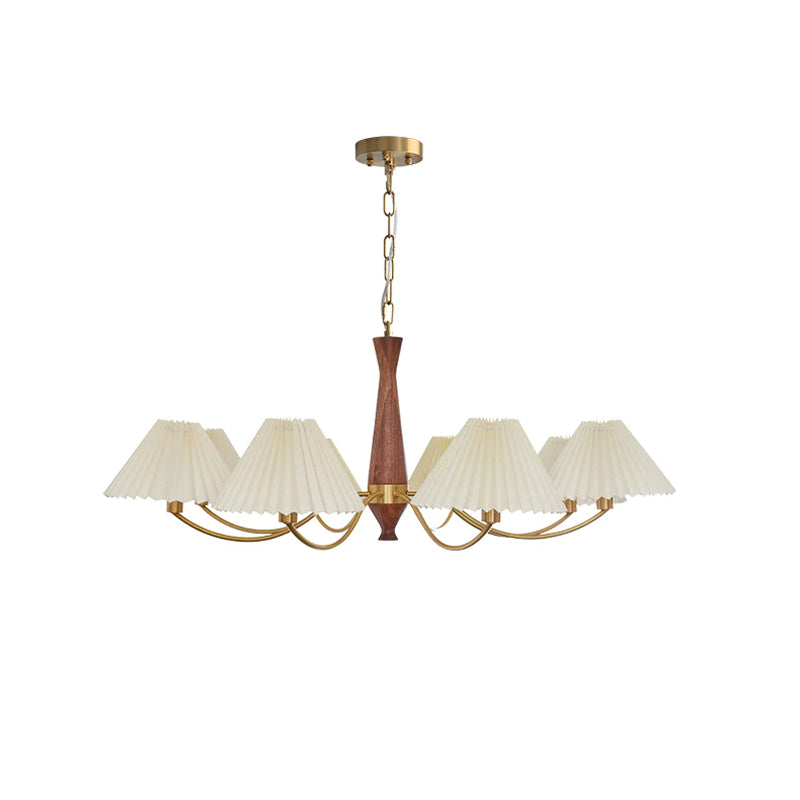Pleated Fabric Chandelier - Loonglight