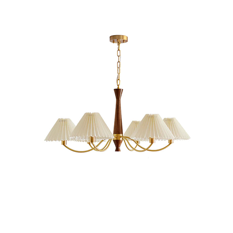 Pleated Fabric Chandelier - Loonglight