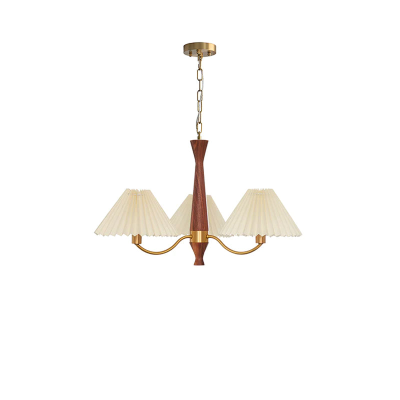 Pleated Fabric Chandelier - Loonglight
