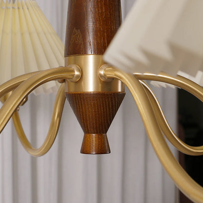 Pleated Fabric Chandelier - Loonglight