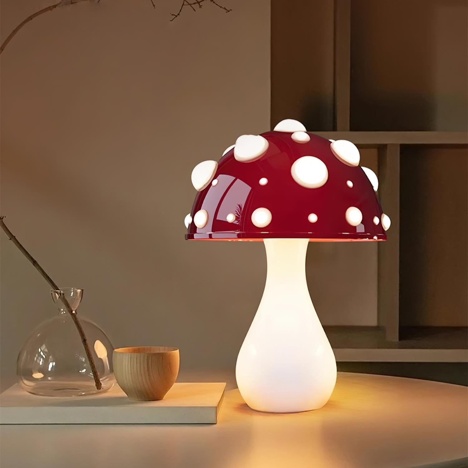 Poisonous Mushrooms Table Lamp - Loonglight