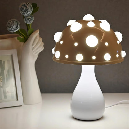 Poisonous Mushrooms Table Lamp - Loonglight