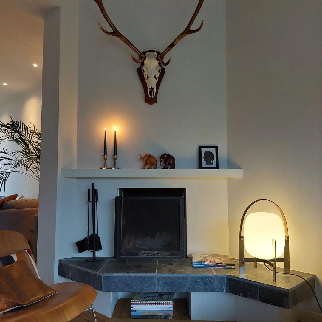 Portable Lantern Metal Table Lamp - Loonglight