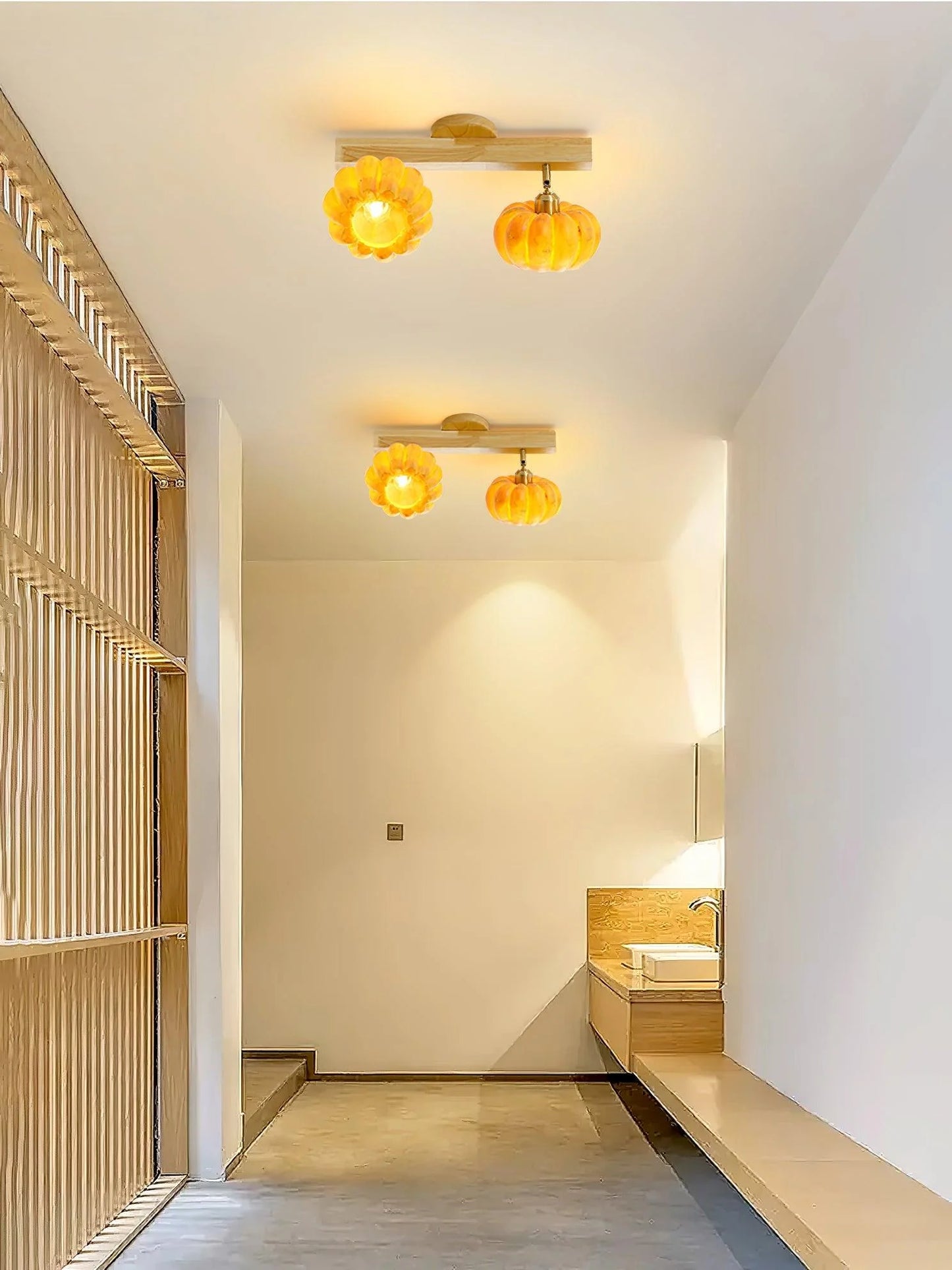 Pumpkin Ceiling Lamp - Loonglight