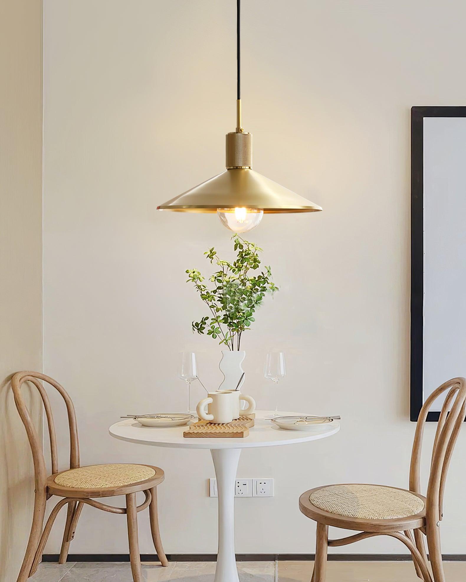 Quentin Brass Pendant Light - Loonglight