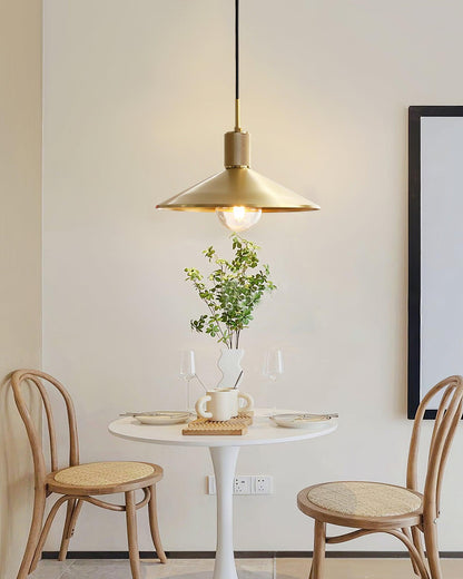 Quentin Brass Pendant Light - Loonglight