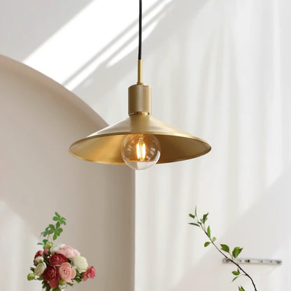 Quentin Brass Pendant Light - Loonglight