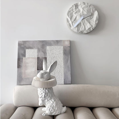 Rabbit White Resin Table Lamp - Loonglight