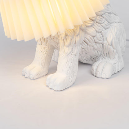 Rabbit White Resin Table Lamp - Loonglight