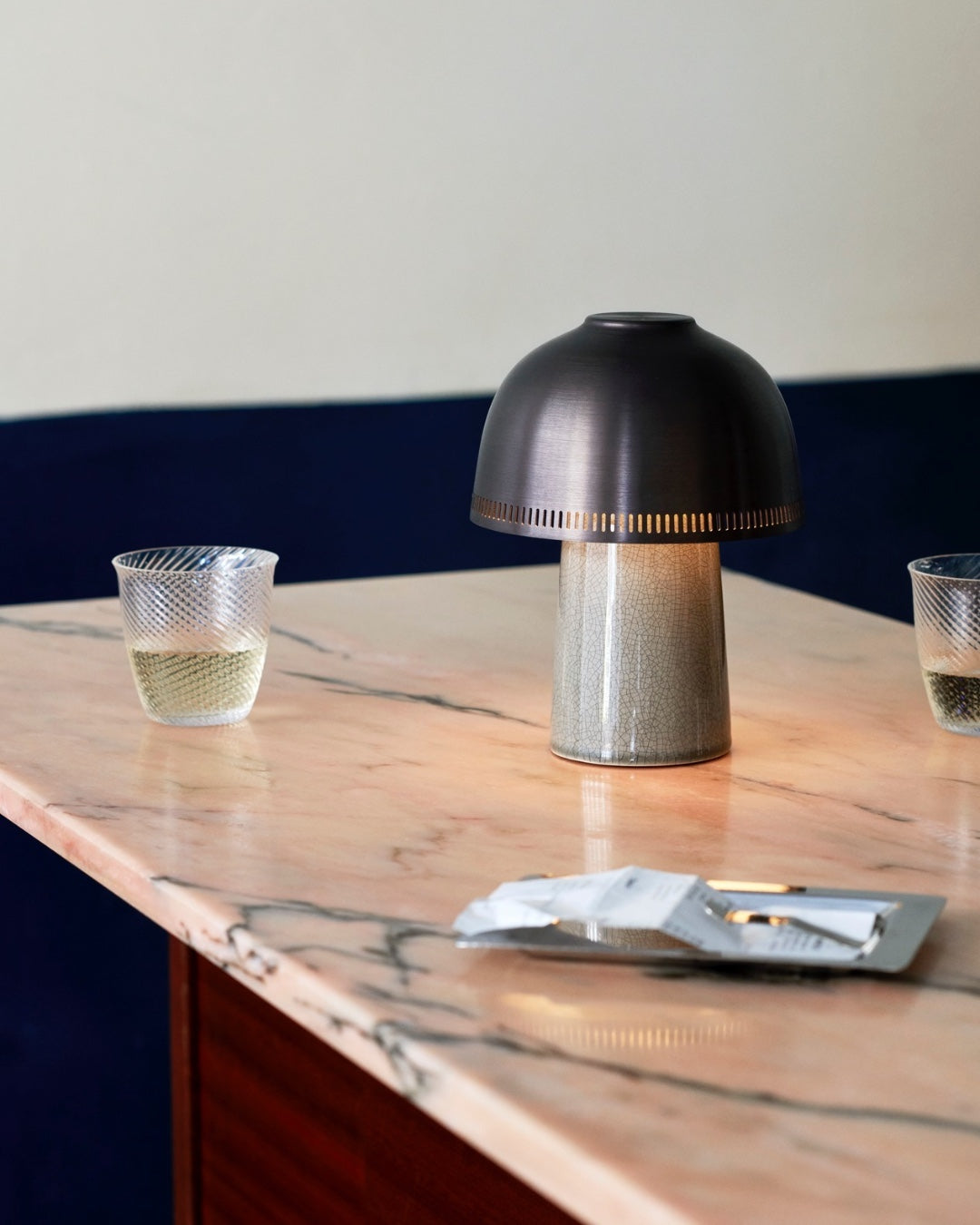 Raku Mushroom Table Lamp - Loonglight