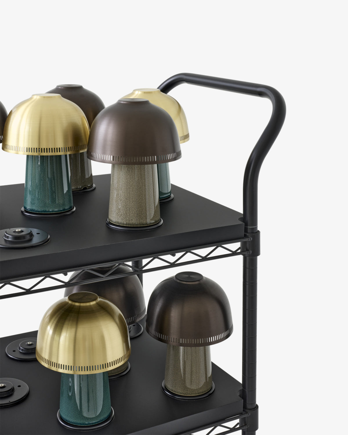 Raku Mushroom Table Lamp - Loonglight