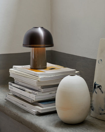 Raku Mushroom Table Lamp - Loonglight