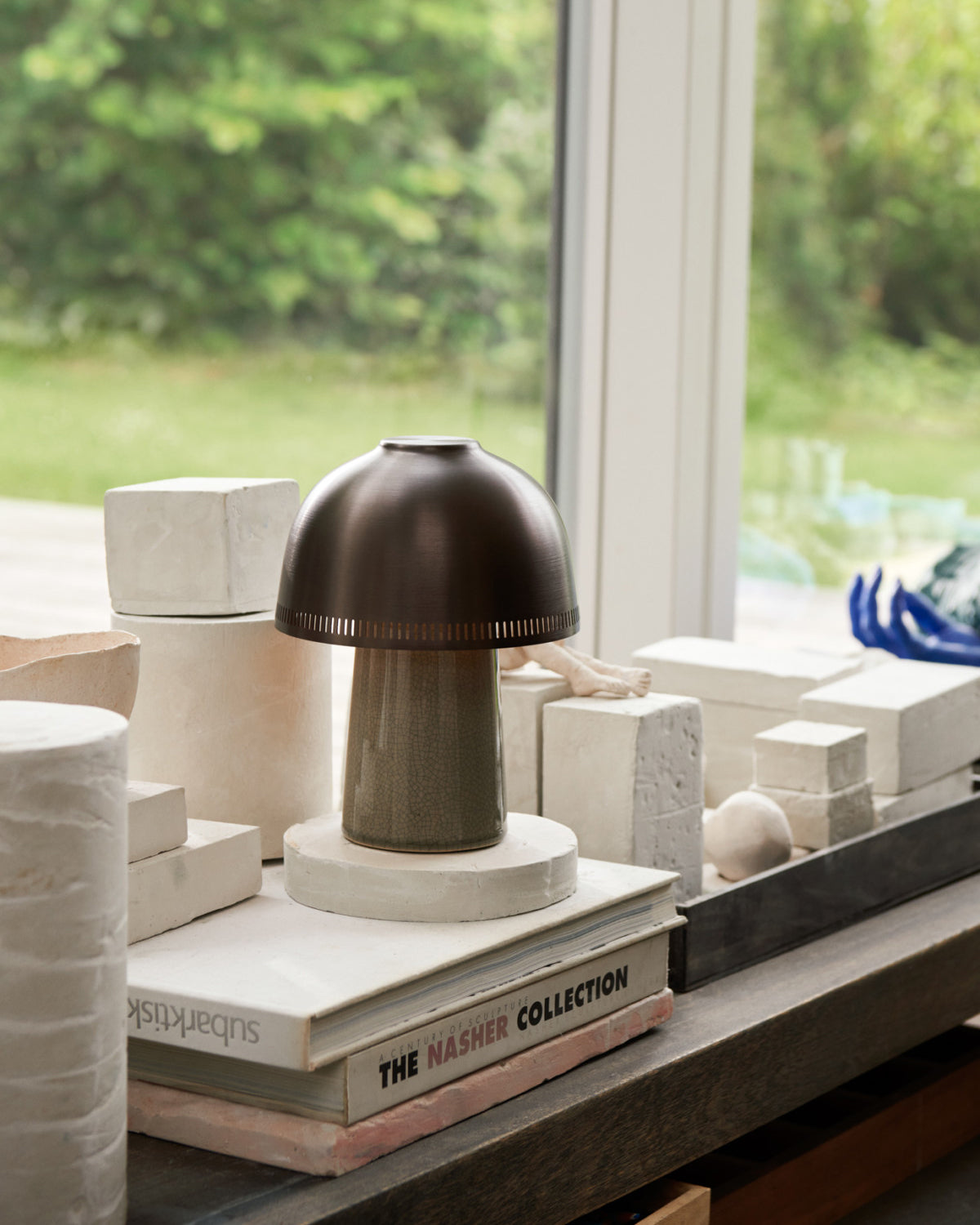 Raku Mushroom Table Lamp - Loonglight