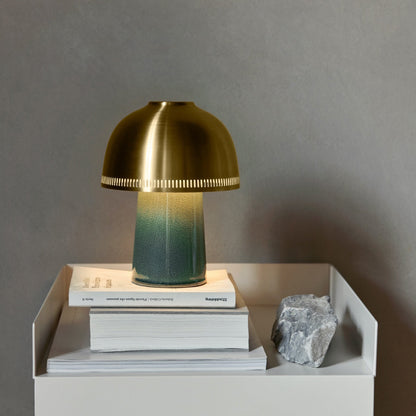 Raku Mushroom Table Lamp - Loonglight
