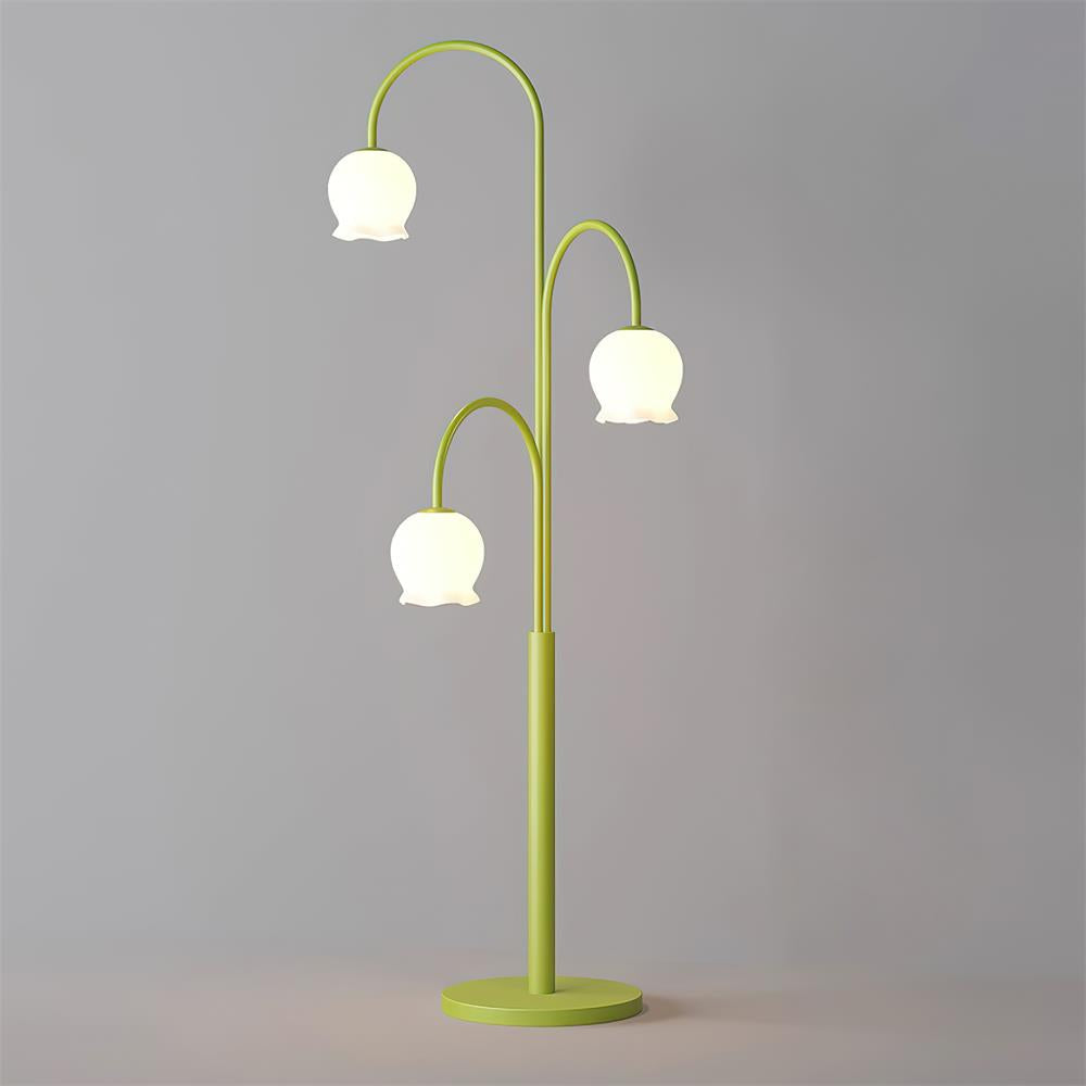 Green Jenavive Floor Lamp - Loonglight