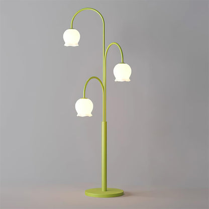 Green Jenavive Floor Lamp - Loonglight