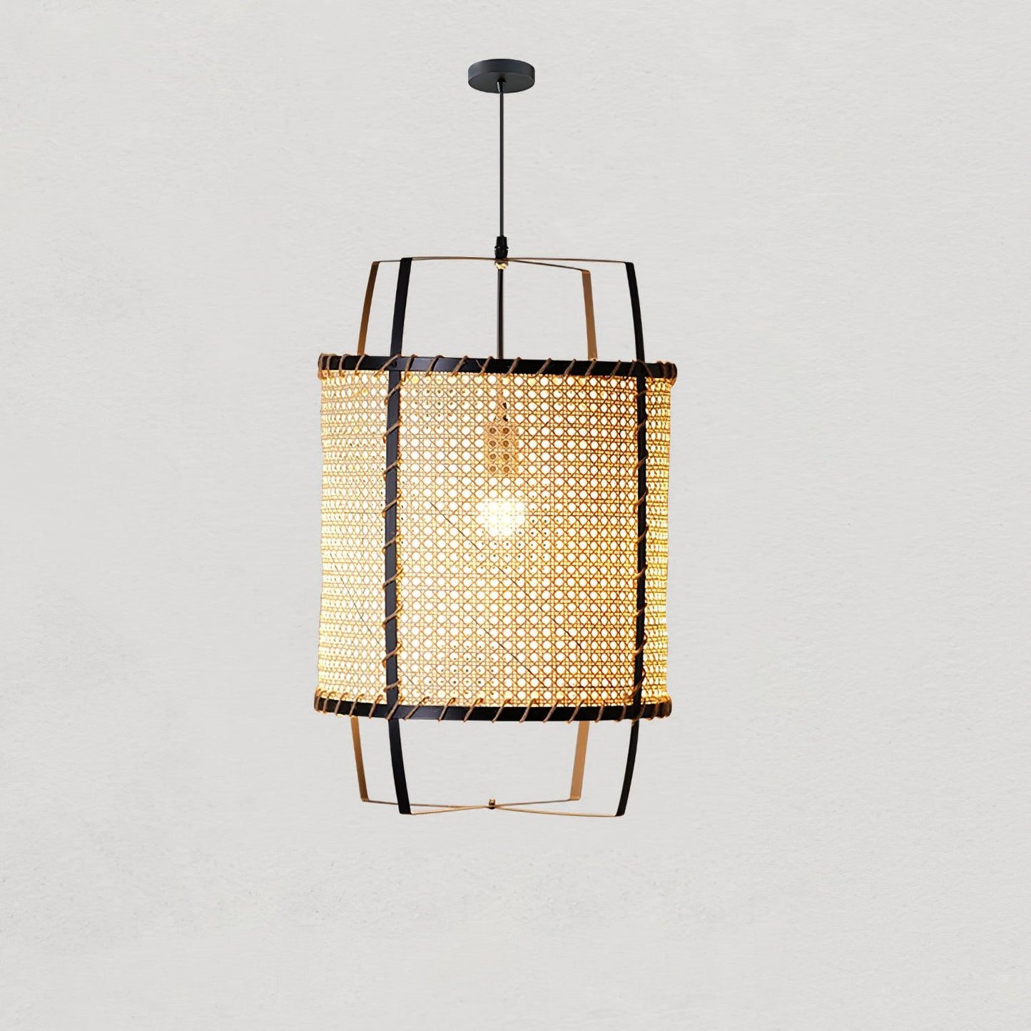 Japanese Bamboo Lantern pendant Light - Loonglight