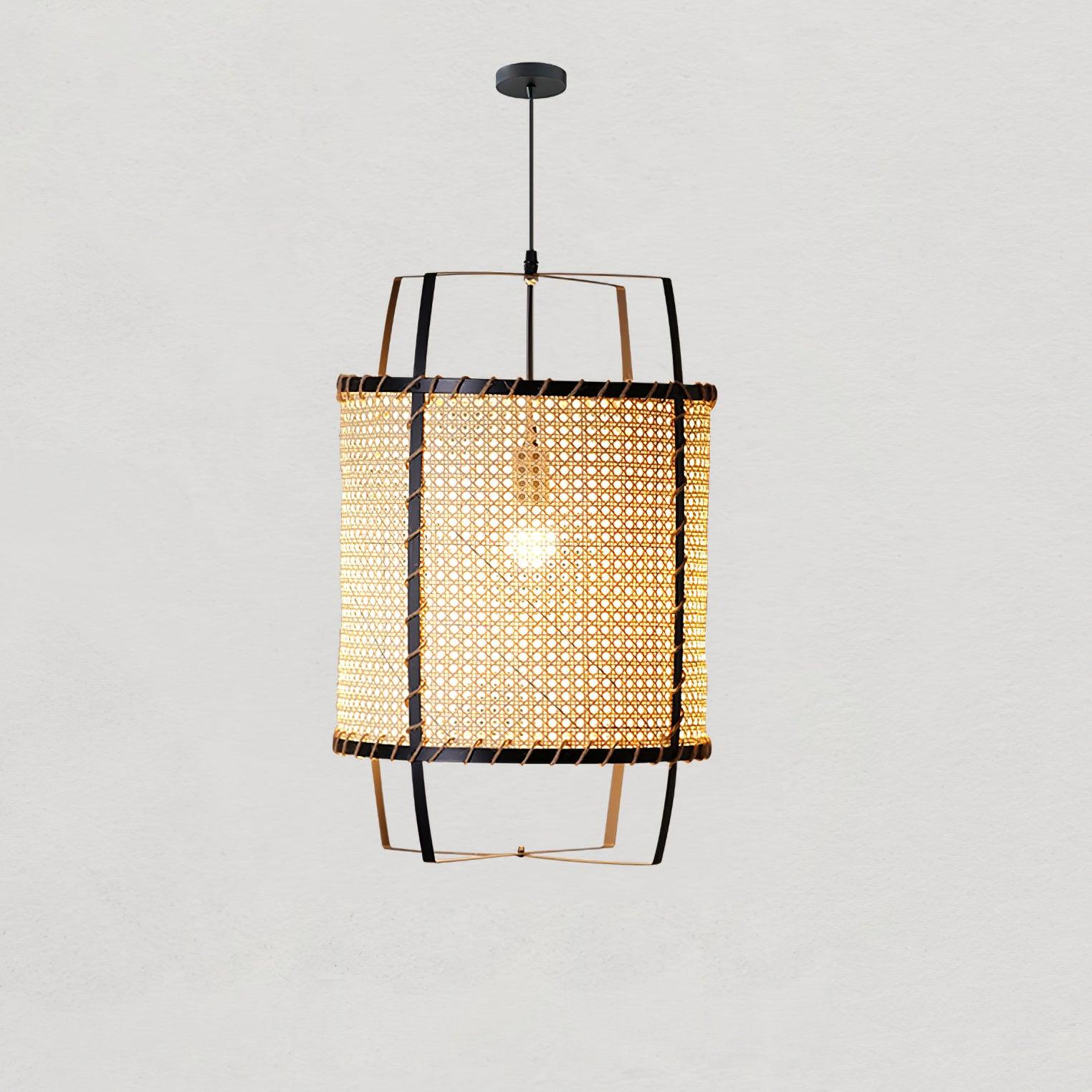 Japanese Bamboo Lantern pendant Light - Loonglight