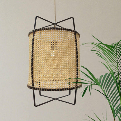 Japanese Bamboo Lantern pendant Light - Loonglight