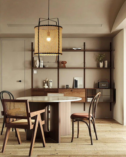 Japanese Bamboo Lantern pendant Light - Loonglight