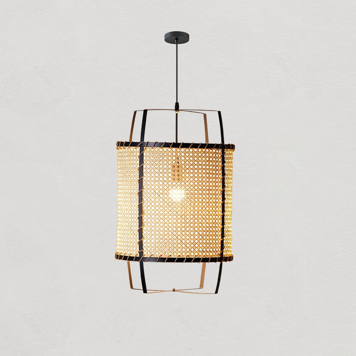 Japanese Bamboo Lantern pendant Light - Loonglight