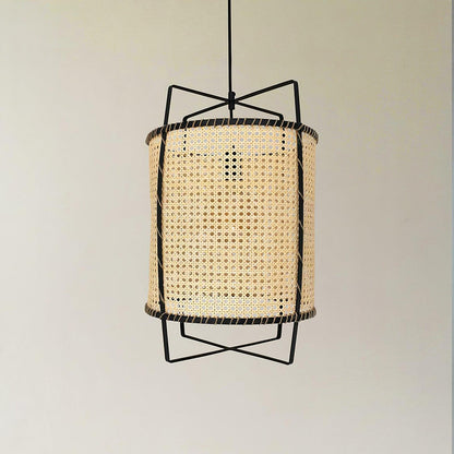 Japanese Bamboo Lantern pendant Light - Loonglight
