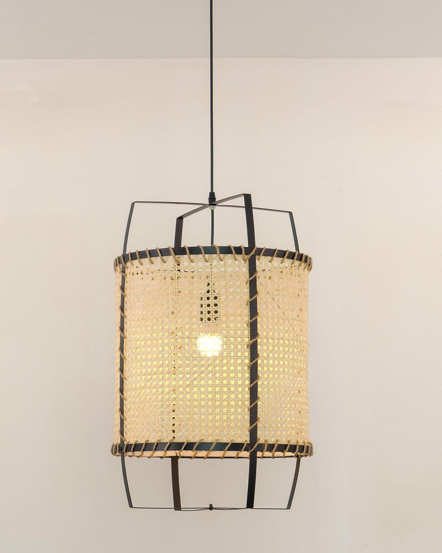 Japanese Bamboo Lantern pendant Light - Loonglight